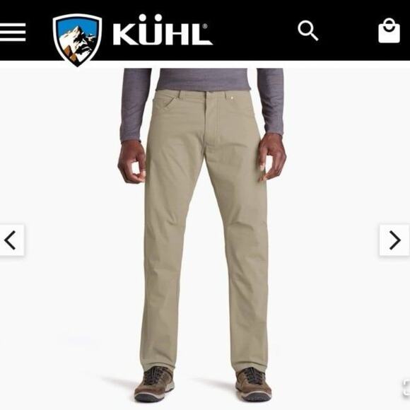 Kuhl Men’s Revolvr Lean Khaki Pants size 30x32 - Picture 1 of 9